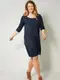Strick-Kleid marineblau Janet & Joyce