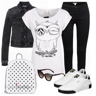 Outfit mit Schwarz Große Größe EDC by Esprit "Toller Look für den Frühling"