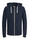 JACK & JONES Herren Jjeholmen Sweat Zip Hood Noos Sweatjacke, Blau (Navy Blazer Fit: Reg Fit), M