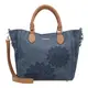 Desigual Tasche ''''Aquiles Florida'''' sand / blau