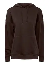 PIECES Sweatshirt ''''Chilli'''' dunkelbraun