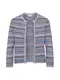 Rich & Royal Strickblazer blau / grau / rosa