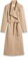 Ted Baker Rosell Long Length Wool Wrap Coat Camel