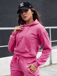 Bluza damska z kapturem TRENDHOOD rowa