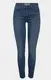 Blaue High Waist Skinny Jeans