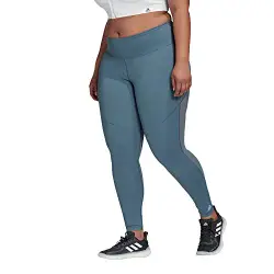 adidas Damen Believe This 3-Streifen Kompressionshose, Legblu/Grntnt, 2X