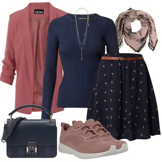 Outfit mit Feinstrickpullover Karen Millen "Cool für die Freizeit"