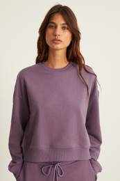 VESNA Women's Regular Purple Sweatshirt