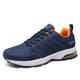 Laufschuhe Herren Damen Sportschuhe Leichte Turnschuhe rutschfeste Atmungsaktive Sneaker Mesh Running Schuhe Männer Frauen Orange 43 EU