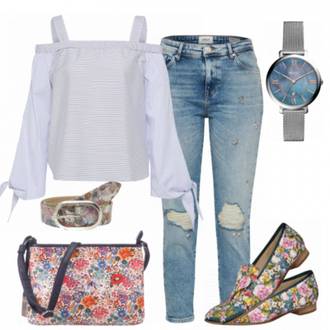 Outfit mit Hausschuh Sioux "Eliana"