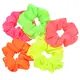 7 STÜCKE Schöne Fluoreszierende Farbe Neon Haargummis Interlock Haar Elastische Haarbänder Bunte Haargummi Seile Pferdeschwanz Halter Zubehör für Mädchen
