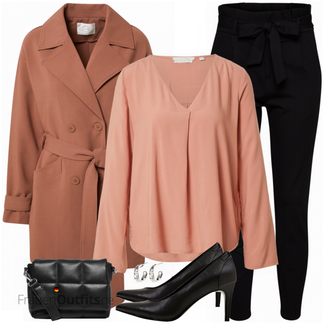 Outfit mit Weiß High Heel ESPRIT "Super schönes Outfit fürsBüro"
