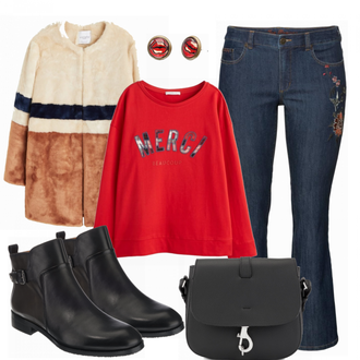 Outfit mit Blau Winterschuh Pikolinos "WinterLook"