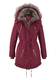 LAURA SCOTT Parka bordeaux