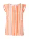 TOM TAILOR DENIM Top orange / apricot / weiß