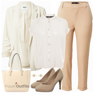 Outfit mit Weiß Schmuck Ted Baker "PerfektfürsBüro"