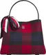 TOMMY HILFIGER Tasche blau / rot