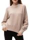 Woolen Bloom Strickpullover Damen Strickpulli Oversize Rundhals Pullover Einfarbig Rippstrick Pulli Langarm Feinstrickpullover Sweater Oberteil Tops-M-Kamel