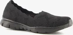 Skechers Seager My Look dames instappers - Zwart - Maat 39 - Extra comfort - Memory Foam