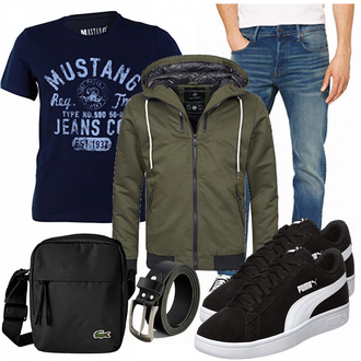 Outfit mit Grün/Blau Navahoo "Alltags Outfit"