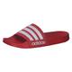 adidas Herren Adilette Shower Slide Sandal, Scarlet/Cloud White/Scarlet, 43 EU