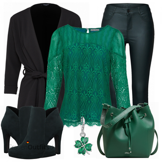Winter Outfits mit Schwarz/Dunkelblau/Dunkelgrau Lederjacke/Blazerjacke/Blusenblazer/Boyfriend Blazer/Eleganter Blazer/Strick­blazer/Longblazer/Oversize Blazer/Kurzblazer/Sweatblazer/Lederjacke für Männer/Lederjacke Sisters Point "Tamaris"