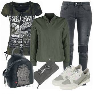 Outfit mit Blau Rucksack Game of Thrones "Cooles Outfit"