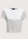 Weiße Crop Tops