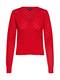 King Louie Strickjacke ''''V Heart'''' rot
