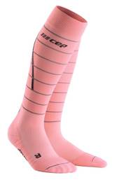 Women's compression knee-high socks Reflective light pink, II