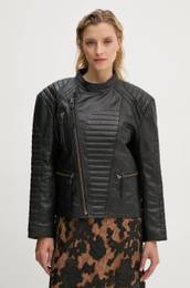 Usnjena biker jakna TWEEKIE enska, rna barva, 243152224304