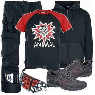 Outfit mit Grau Sneaker Dockers by Gerli "Cooles Outfit"