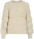 Vila Trui Vitamo O-neck L/s Knit Top 14099897 Birch Dames Maat - M