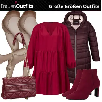 Outfit mit Kurzmantel miamoda "Elegantes Winter Outfit"