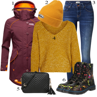 tenues avec Jaune/Marron Pull en Laine/Pull Basique/Pull en Grosse Maille/Pull Court/Pull à Paillettes/Pull en Tricot/Mohair Pullover/Pull Nicki/Pull Simple/Cardigan Bouclé/Déguisement Cardigan/Cardigan Court/Cardigan Vintage/V-Cardigan/Cardigan d'Hiver/Cardigan en Laine Vila "tenues parfaite"