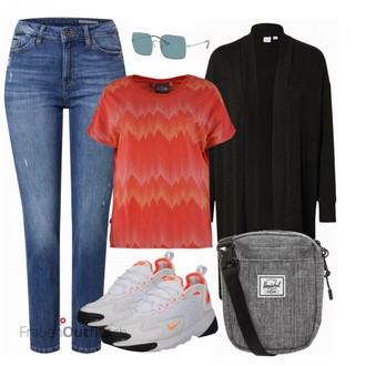 Outfit mit Blau EDC by Esprit "Street Style Outfit"