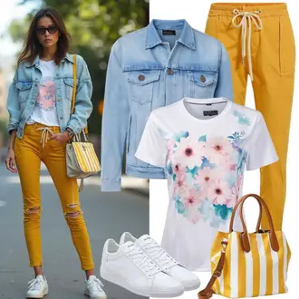 Bruiloft Outfit met wit/Crème/Khaki Lage Sneaker/Canvas Sneaker/Sneaker met gaatjesmotief/Sneaker met Zijrits Converse "Lentekleding"Look: Dagje strand, Begrafenis, Popconcert, School, Bruiloft