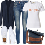 Plave WODEN Tenisice Outfiti image