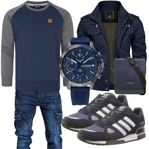 Blau Tasche/Hose/Bademode/Sommerjacke KEFITEVD kombinieren