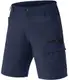 TACVASEN Herren Cargo Knielang Shorts mit Multi Taschen Sommer Schnelltrocknend Outdoor Wanderhose Arbeitshose Kurze (32, Marineblau)