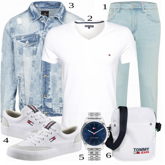 outfit mit Siva Denim Jakna Southpole "Priložnostna oblačila"