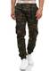 OneRedox Herren Chino Pants   Jeans   Skinny Fit   Modell 3301 (32, Oliv Camouflage)