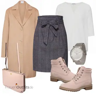 Kurz/Mini Outfit mit Grau Rock VERO MODA "VERO MODA"