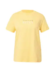 ROXY T-Shirt ''''NOON OCEAN'''' ocker / hellorange / weiß