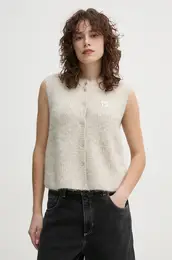 Pulover enski, be barva, EAST19MCE25