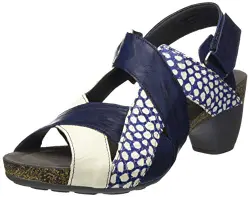 Think! Damen 686579_Traudi Slingback Sandalen, Mehrfarbig (Indigo/Kombi 90), 38 EU