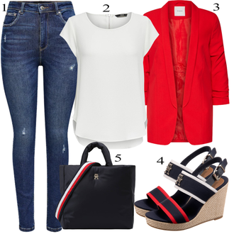 Summer outfits - curvy "Pokrivalo za pomlad"