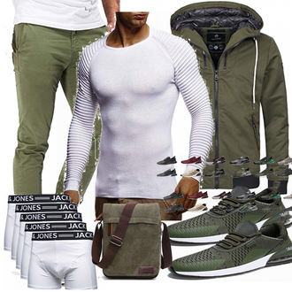 Outfit mit Grün/Blau Navahoo "Freizeit Outfit"
