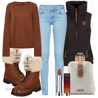 Outfit mit Rot Tigha "Tigha Pullover"