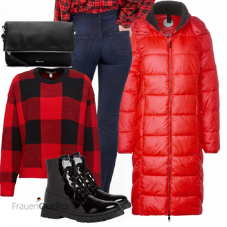 Outfit mit Rot edc "Cooles Herbst Outfit"